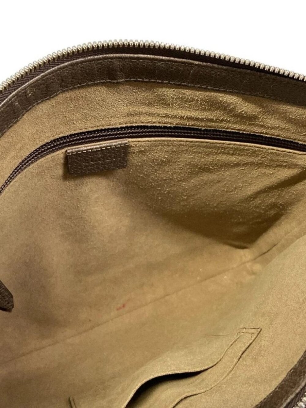 GUCCI Gucci Tian 406408 Dark Brown Beige Multi PVC Leather Shoulder Bag - Picture 12 of 15